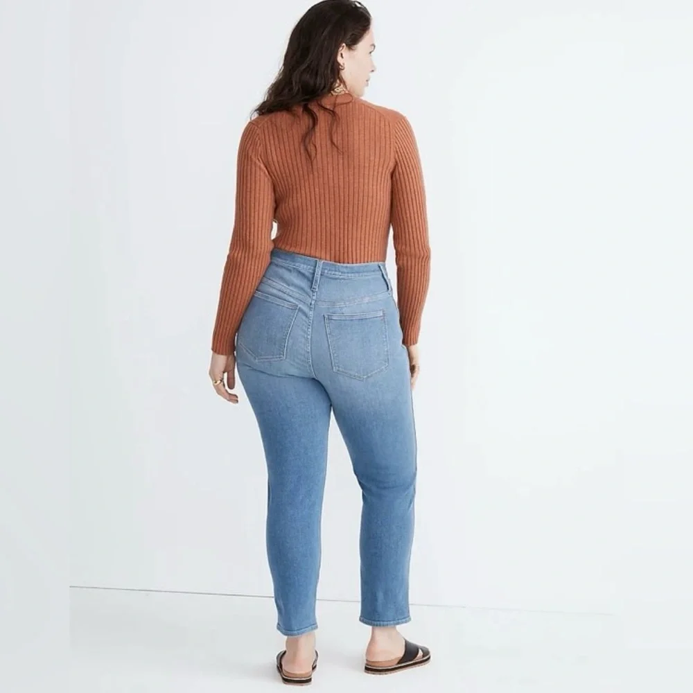 Madewell Rust Ribbed Cardigan - Picture 3 of 8